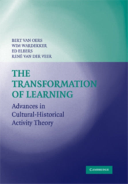 Book cover of: Transformation of Learning. By: Bert van Oers