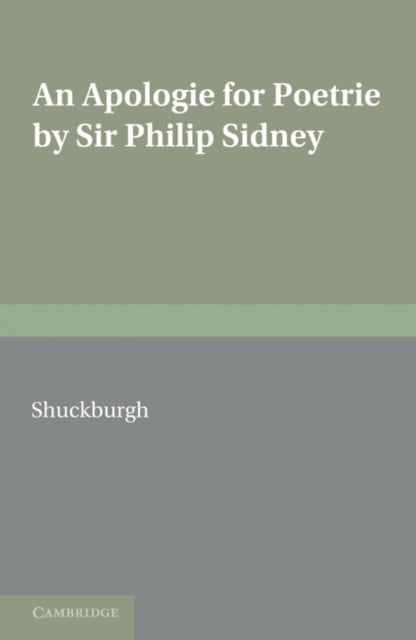Book cover of: Apologie for Poetrie by Sir Philip Sidney