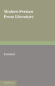 Book cover of: Modern Persian Prose Literature. By: H. Kamshad