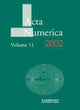 Book cover of: Acta Numerica 2002: Volume 11. By: Arieh Iserles