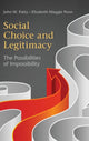 Book cover of: Social Choice and Legitimacy. By: John W. Patty