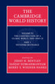 Book cover of: Cambridge World History. By: Jerry H. Bentley