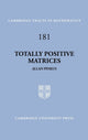 Book cover of: Totally Positive Matrices. By: Allan Pinkus