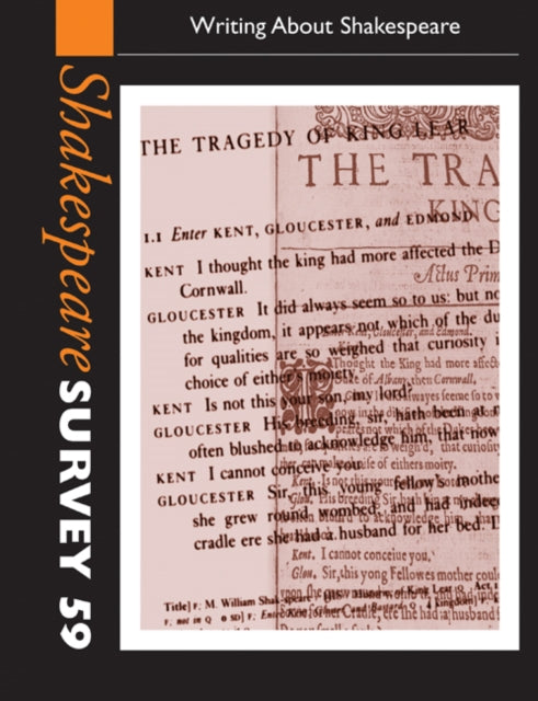 Book cover of: Shakespeare Survey: Volume 59, Editing Shakespeare. By: Peter Holland