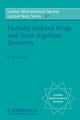 Book cover of: Partially Ordered Rings and Semi-Algebraic Geometry