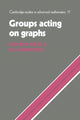 Book cover of: Groups Acting on Graphs