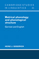 Book cover of: Metrical Phonology and Phonological Structure