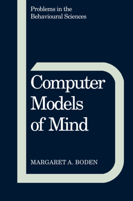 Book cover of: Computer Models of Mind