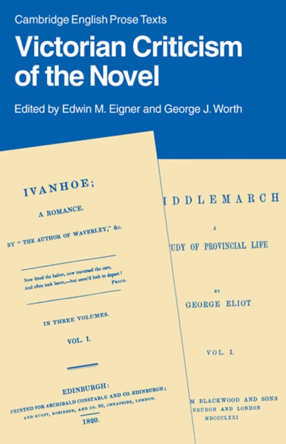 Book cover of: Victorian Criticism of the Novel