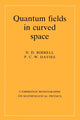 Book cover of: Quantum Fields in Curved Space