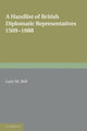 Book cover of: Handlist of British Diplomatic Representatives. By: Gary M. Bell