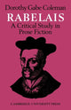 Book cover of: Rabelais: A Critical Study in Prose Fiction. By: Coleman