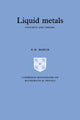 Book cover of: Liquid Metals