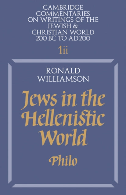 Book cover of: Jews in the Hellenistic World: Volume 1, Part 2