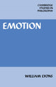 Book cover of: Emotion. By: Lyons, William E.