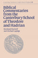 Book cover of: Biblical Commentaries from the Canterbury School of Theodore and Hadrian