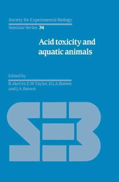 Book cover of: Acid Toxicity and Aquatic Animals