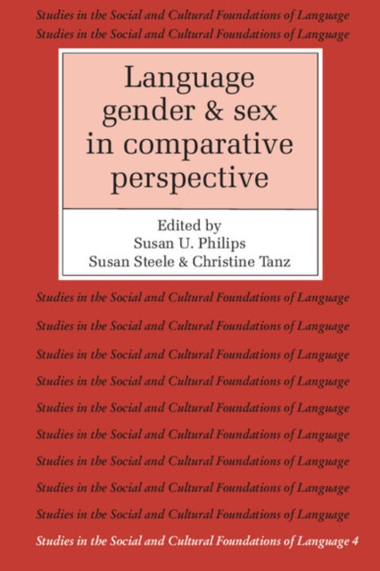 Book cover of: Language, Gender, and Sex in Comparative Perspective