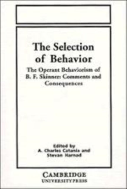 Book cover of: Selection of Behavior