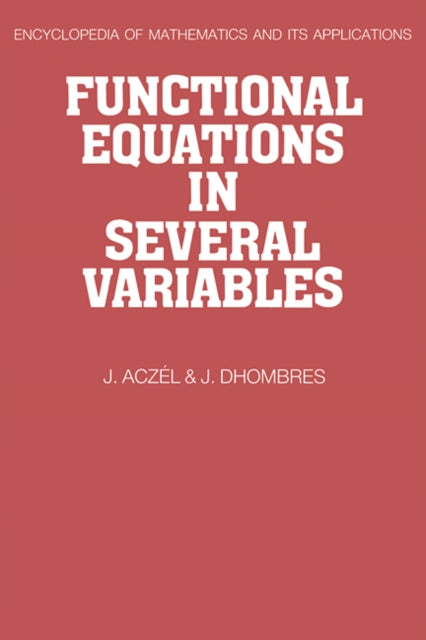Book cover of: Functional Equations in Several Variables