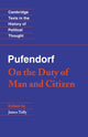 Book cover of: Pufendorf: On the Duty of Man and Citizen according to Natural Law