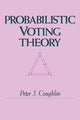 Book cover of: Probabilistic Voting Theory