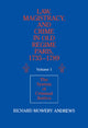 Book cover of: Law, Magistracy, and Crime in Old Regime Paris, 1735-1789: Volume 1, The System of Criminal Justice