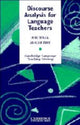 Book cover of: Discourse Analysis for Language Teachers
