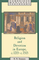 Book cover of: Religion and Devotion in Europe, c.1215– c.1515