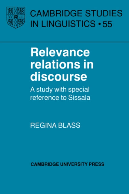 Book cover of: Relevance Relations in Discourse