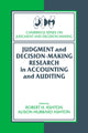 Book cover of: Judgment and Decision-Making Research in Accounting and Auditing