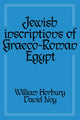 Book cover of: Jewish Inscriptions of Graeco-Roman Egypt