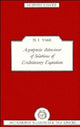 Book cover of: Asymptotic Behaviour of Solutions of Evolutionary Equations