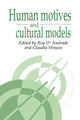Book cover of: Human Motives and Cultural Models