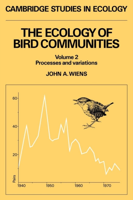 Book cover of: Ecology of Bird Communities. By: John A. Wiens