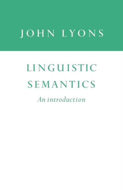 Linguistic Semantics