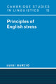 Book cover of: Principles of English Stress