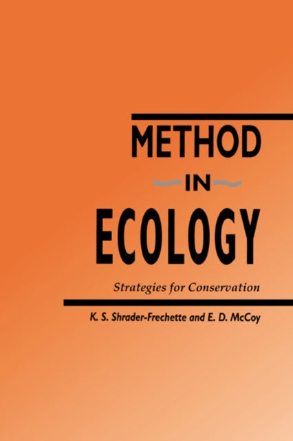 Book cover of: Method in Ecology