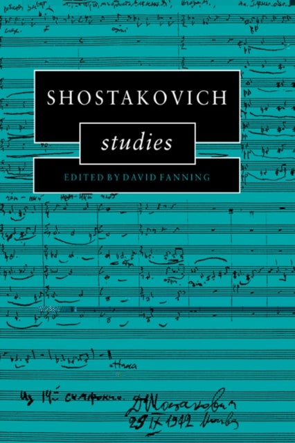 Book cover of: Shostakovich Studies