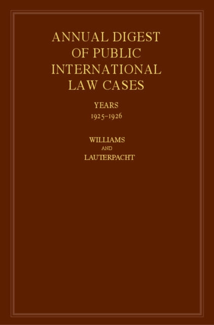 Book cover of: International Law Reports