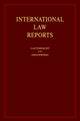 Book cover of: International Law Reports. By: E. Lauterpacht