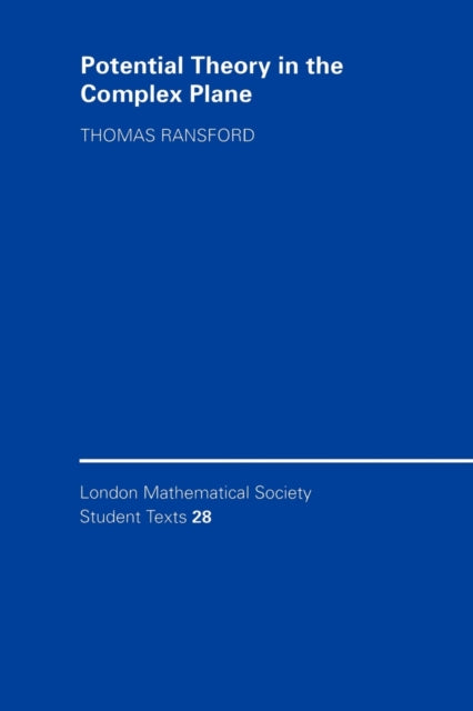 Book cover of: Potential Theory in the Complex Plane
