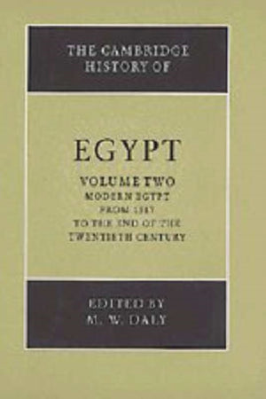 The Cambridge History of Egypt