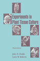 Book cover of: Experiments in Plant Tissue Culture