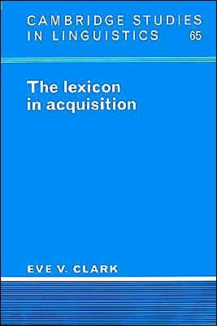 Book cover of: Lexicon in Acquisition