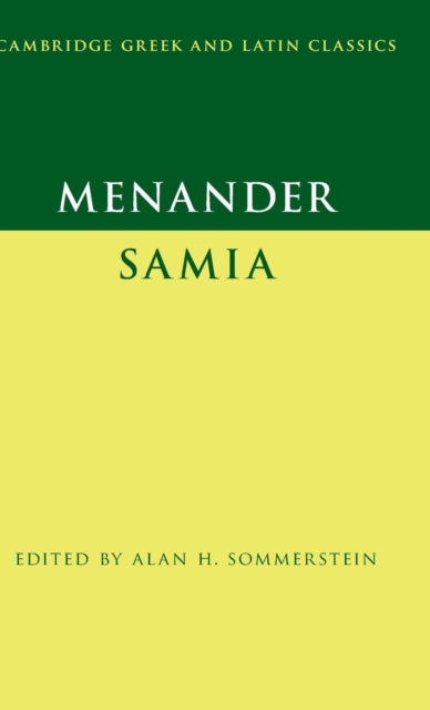 Book cover of: Menander: Samia (The Woman from Samos). By: Menander of Athens