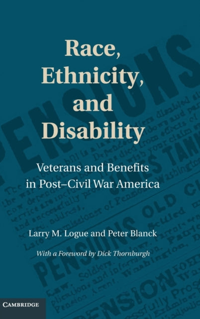 Book cover of: Race, Ethnicity, and Disability. By: Larry M. Logue