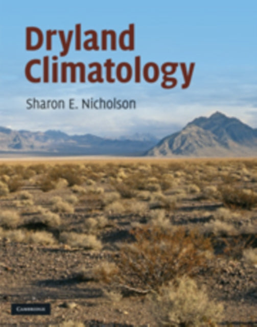Book cover of: Dryland Climatology. By: Sharon E. Nicholson