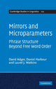 Book cover of: Mirrors and Microparameters. By: David Adger