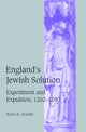 Book cover of: England's Jewish Solution. By: Robin R. Mundill